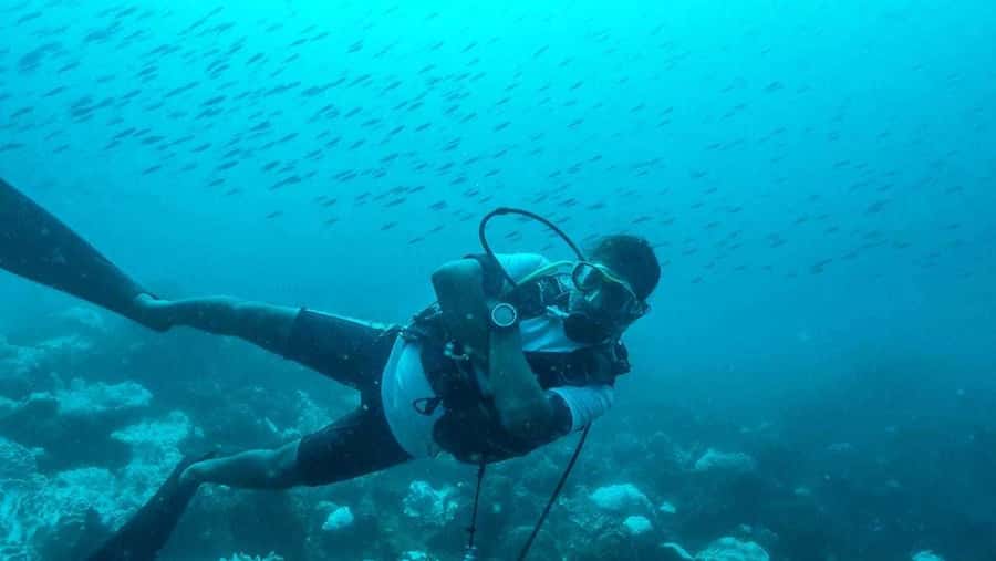 Tamarin Bay: Beginners Scuba Diving Experience - Pool practice before the sea
