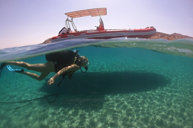 Try a DIVE, discover scuba diving in Mykonos - Starting gently at Lia Beach