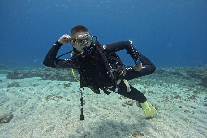 Try Dive in Abades Bay with a private instructor - Entering the water from the sandy beach