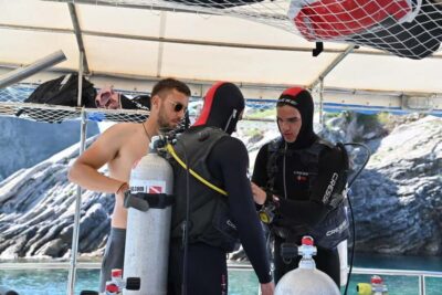 Try Scuba Diving from Boat in Budva – Budva Diving Center