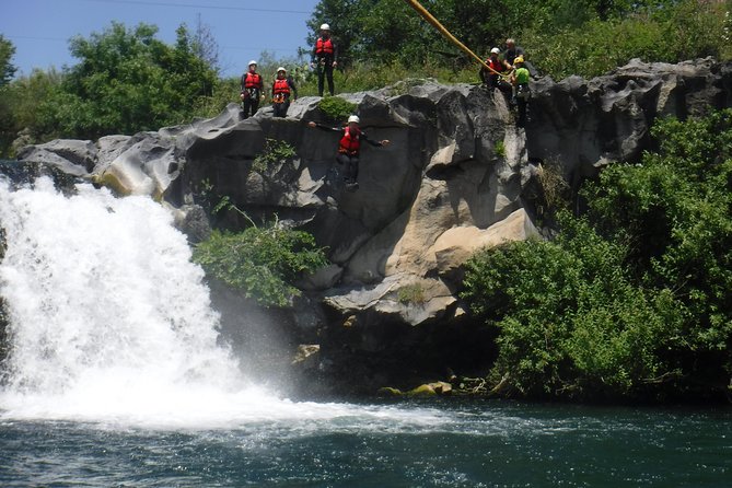 TuffAlcantara - dives, slides and lots of fun in the Alcantara river - The fun is flexible, not forced