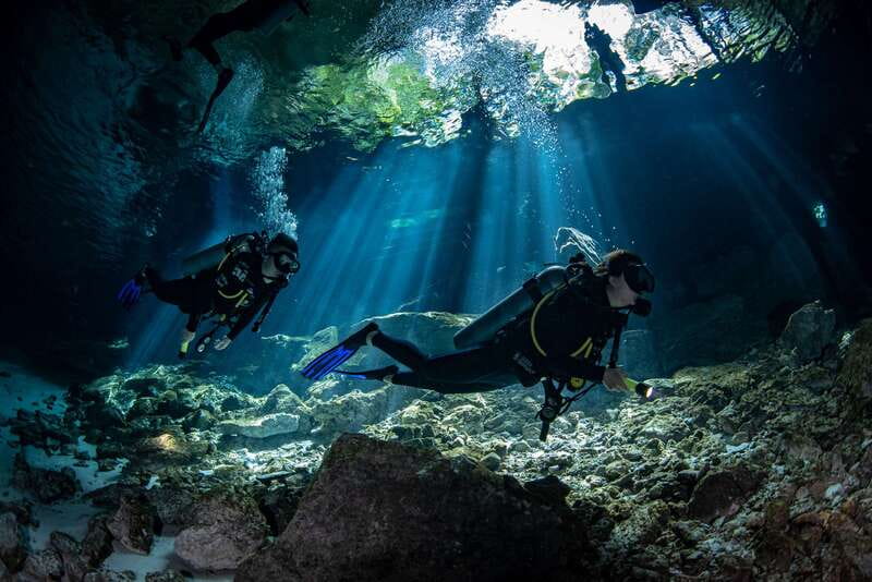 Tulum : Dos Ojos cenote 2 scuba dives (certified divers) - Starting at La Calypso Dive Center