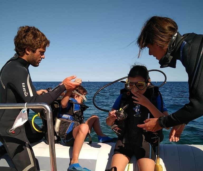 Villasimius: Capo Carbonara First Time Dive with Instructor - Reaching the 5-meter underwater limit
