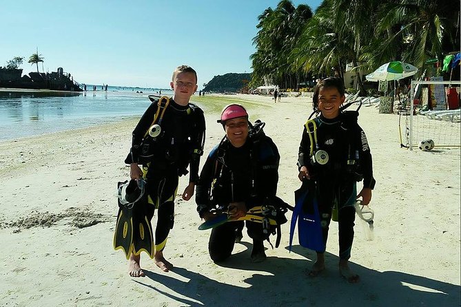 WaterColors - Kids' Discover Scuba Diving in Boracay for 10 years old and up - Reaching the open-water reef by boat