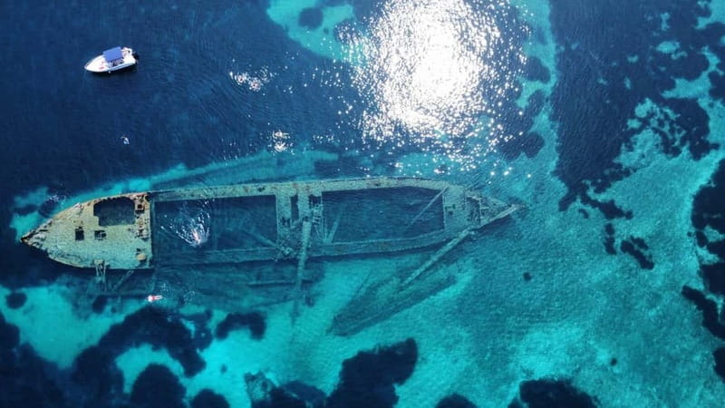 Zadar: Sakarun Beach & Dugi Island Speedboat Tour w/Diving - Snorkeling beside the St. Michaele shipwreck